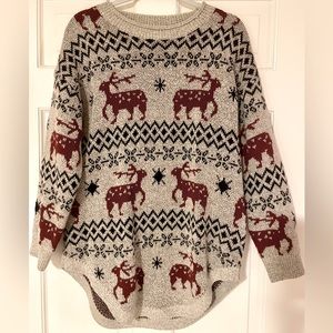 Reindeer Holiday Sweater, medium